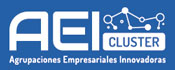 Logotipo AEI Cluster (blanco)